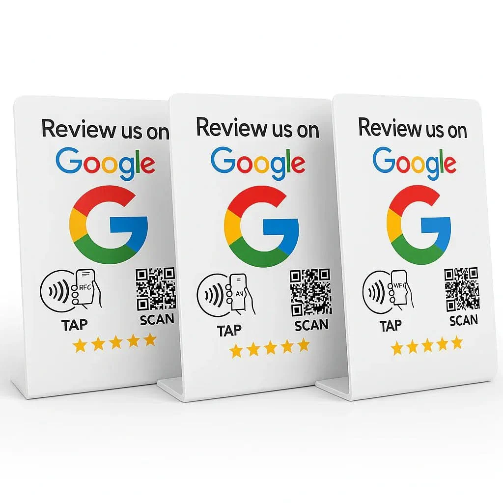 Google NFC Review Plate With QR Code - Image 5